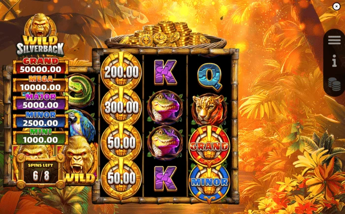 Wild Silverback - ekran gry podczas Free Spins